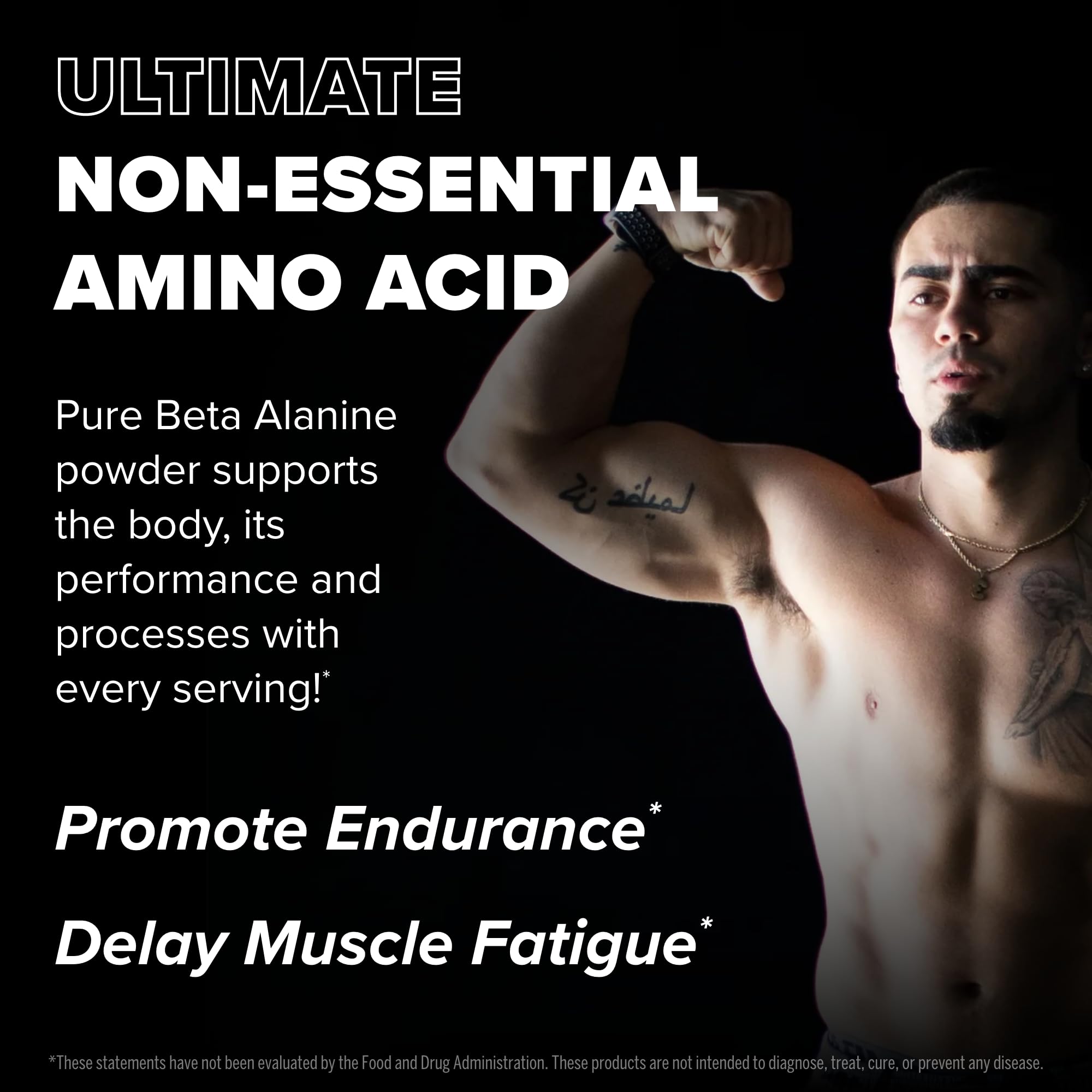 FINAFLEX BETA Alanine: étiquette claire pour les informations d’utilisation.