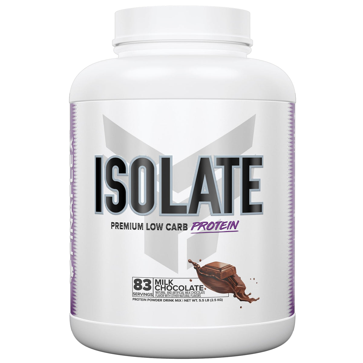 FINAFLEX Isolate Chocolat Lait en bouteille, mélange rapide pour vos entraînements.