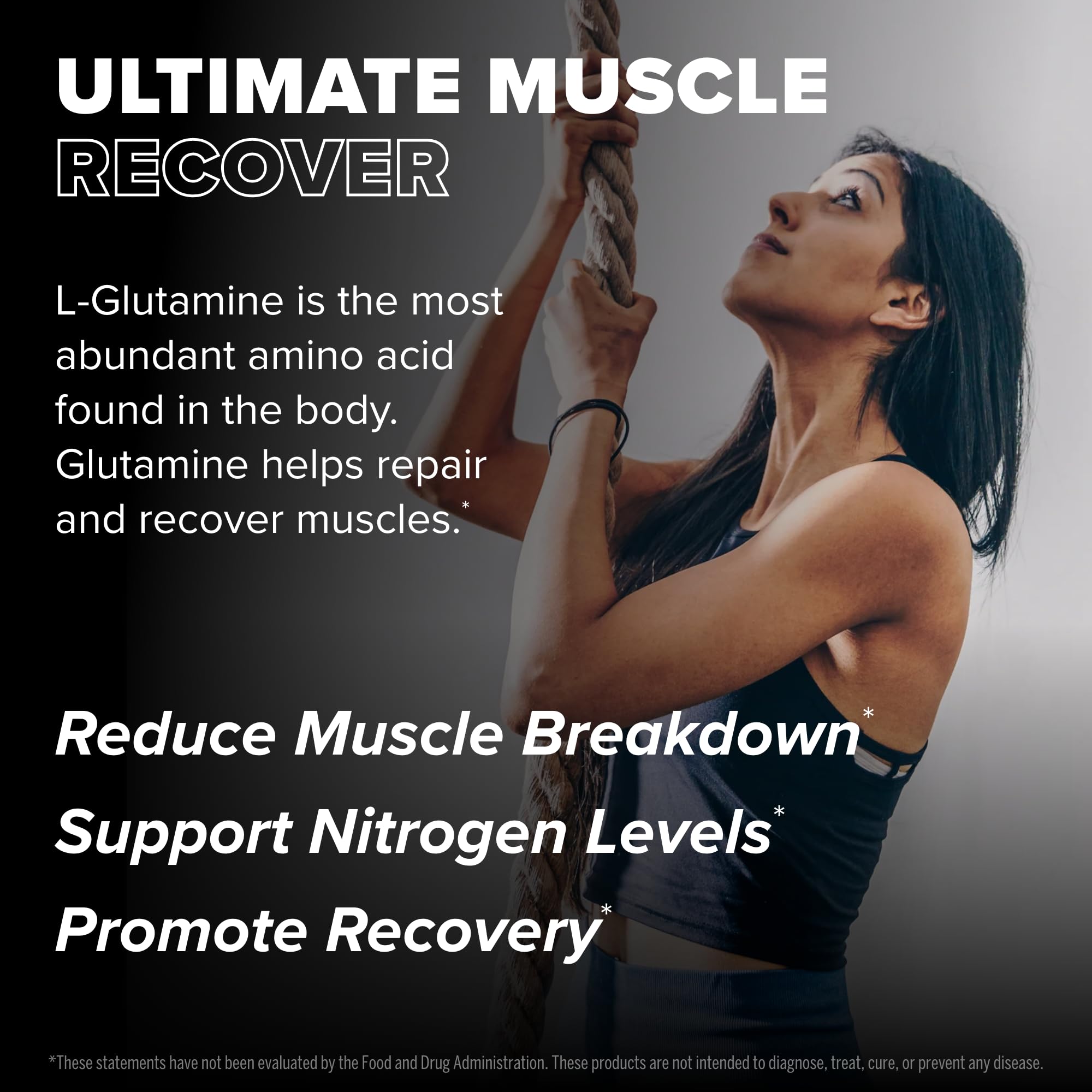 FINAFLEX Glutamine Pur — doseur intégré, dosage rapide après l'effort.