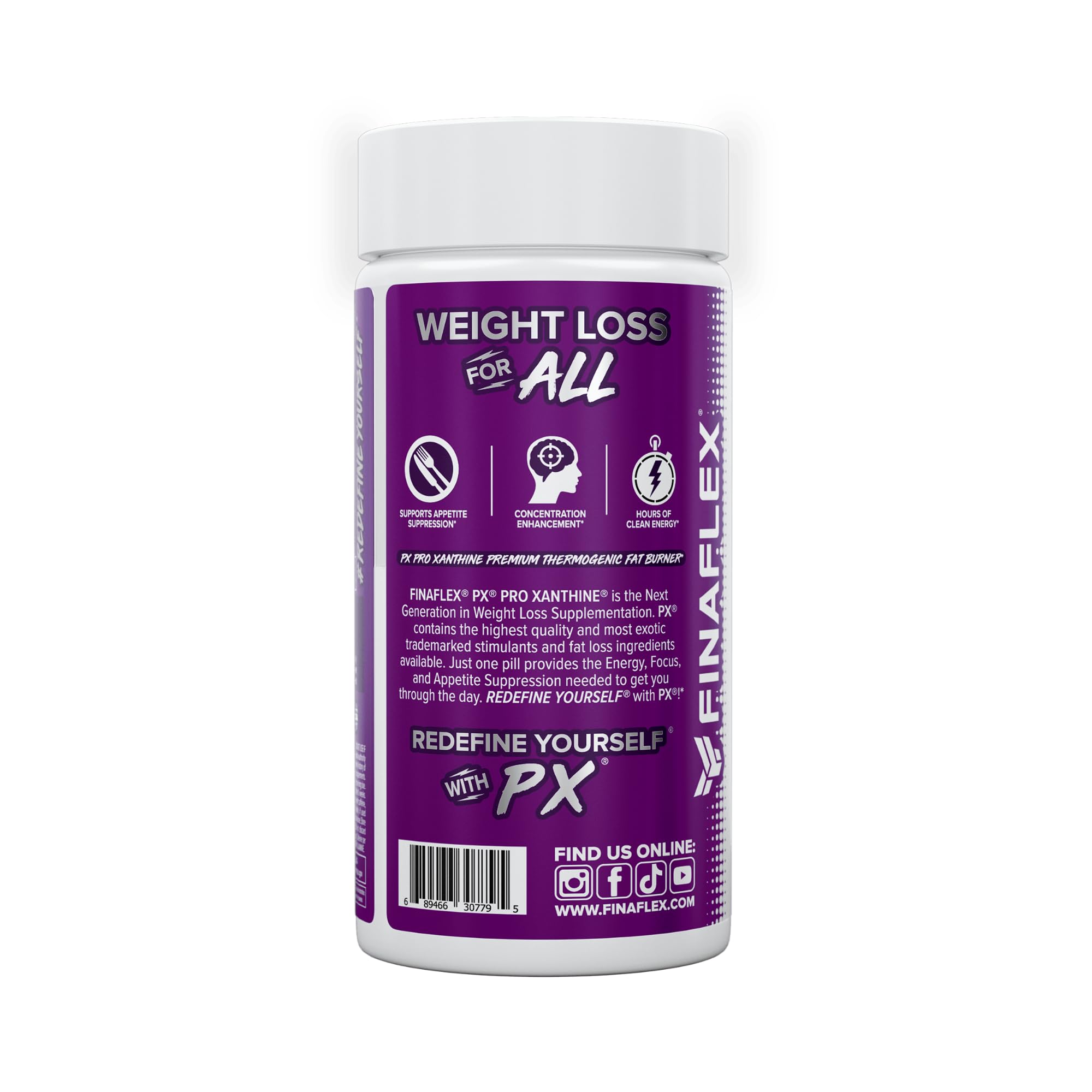 FINAFLEX PX PRO Xanthine – prise quotidienne, routine simple.