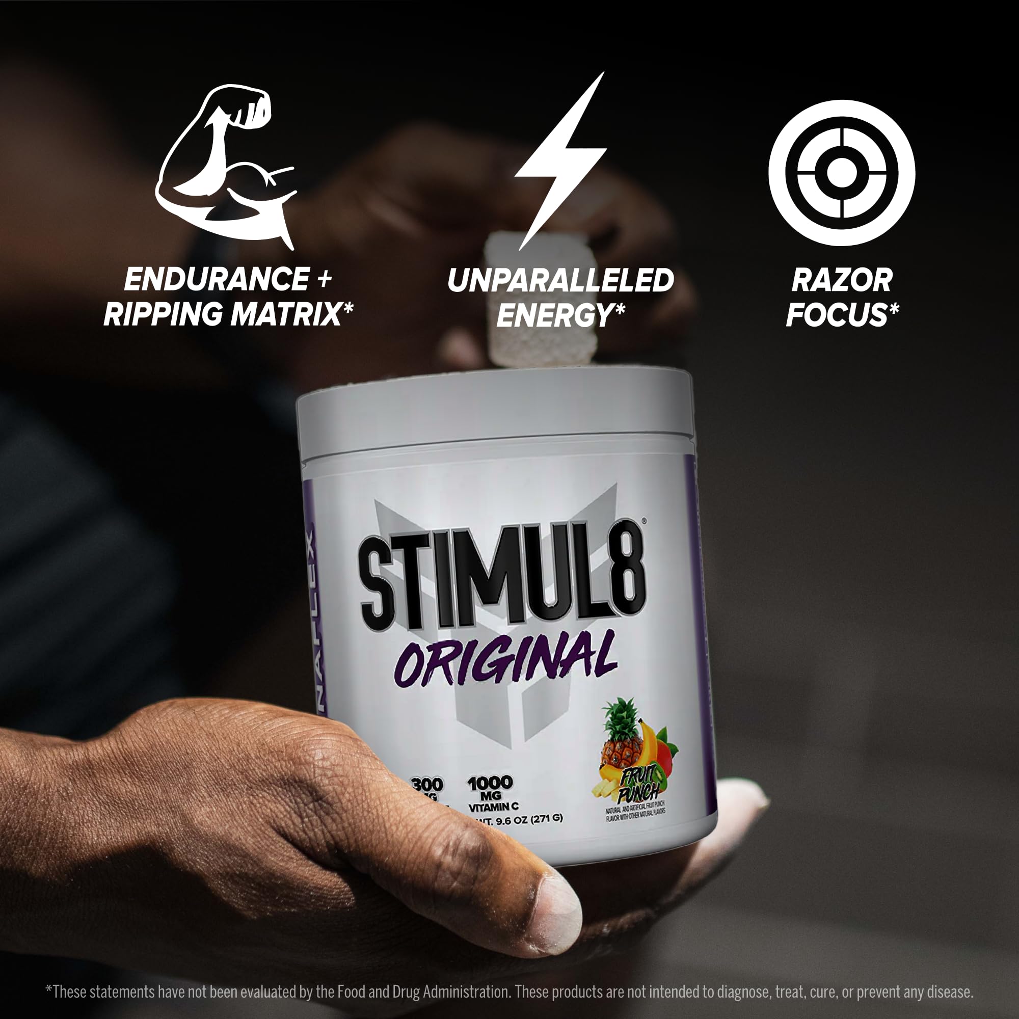 Shaker prêt à mélanger STIMUL8 pour une consistance homogène.