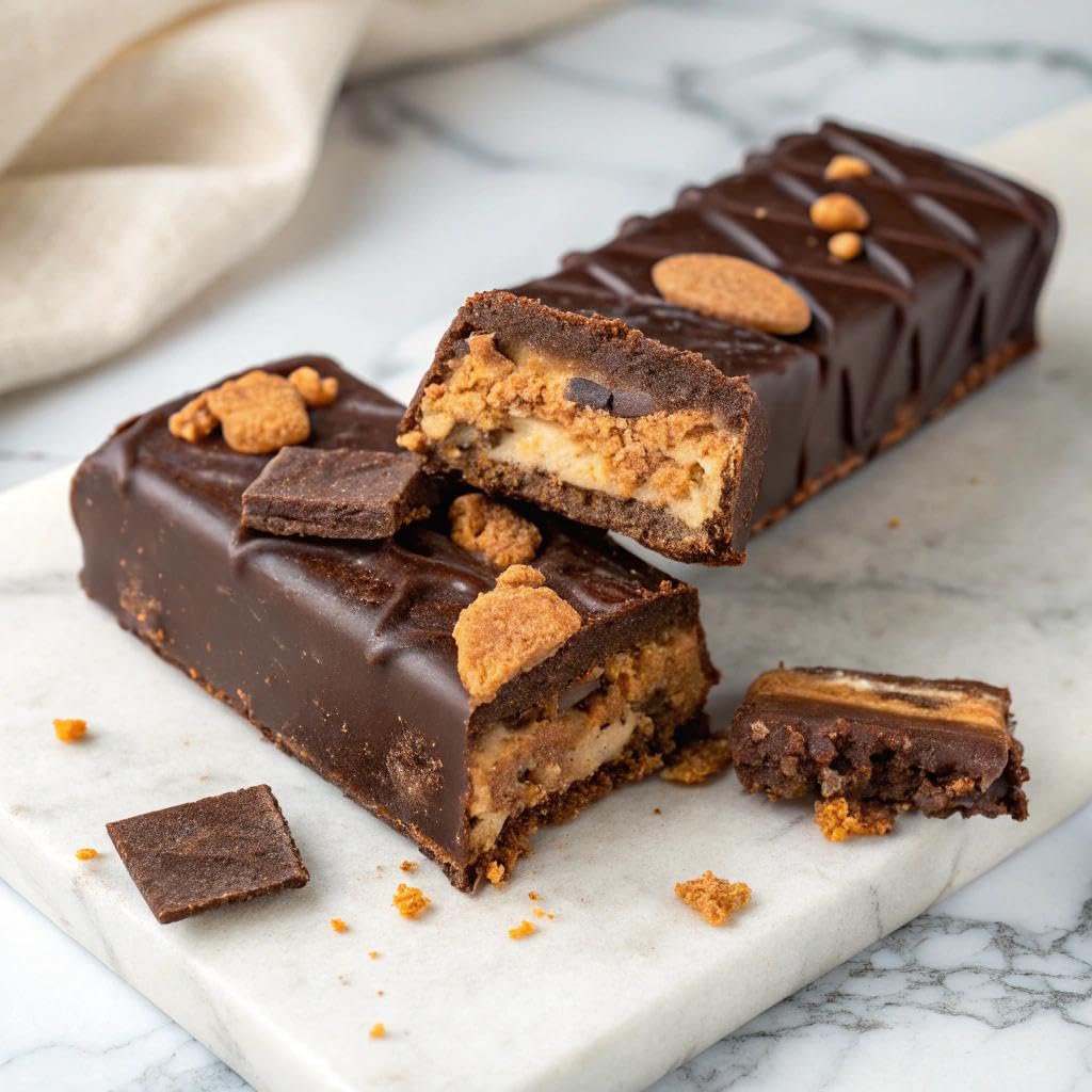 Enrobage chocolat authentique sur la barre Final Boss Anabar, expérience chocolatée naturelle.