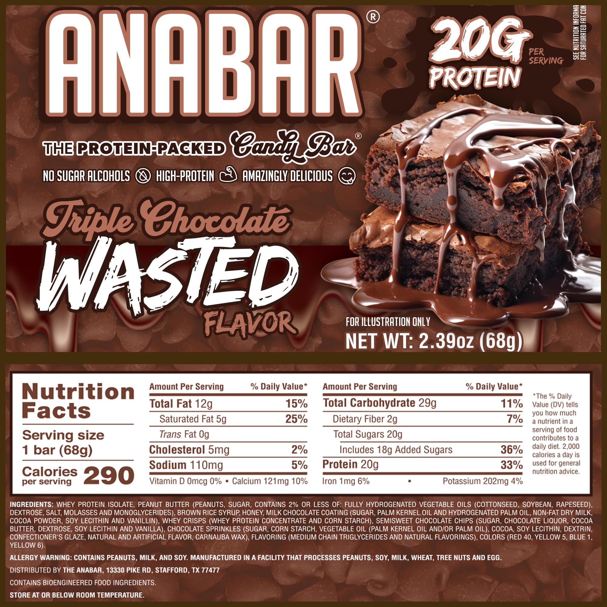 Enrobage chocolat authentique Anabar, texture fondante et goût réel.