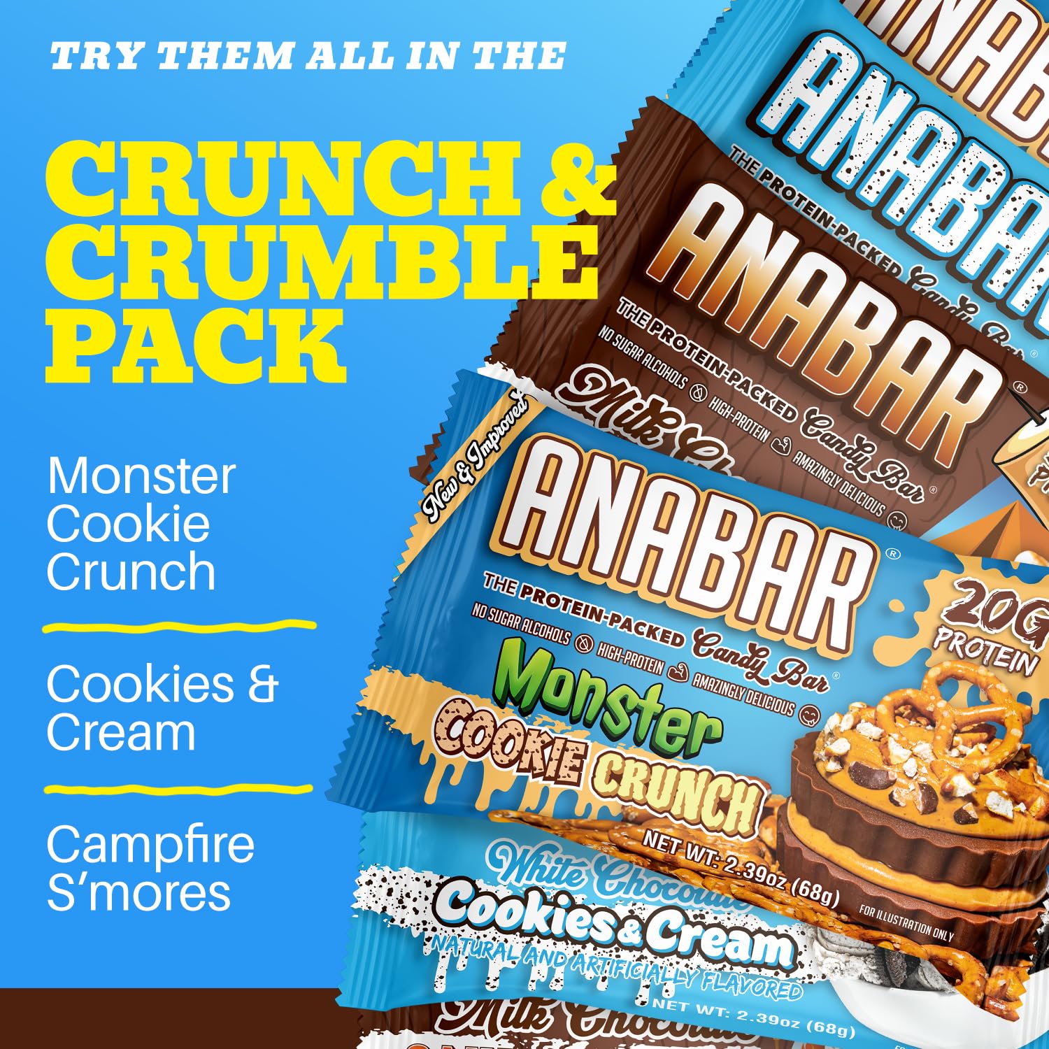 Final Boss Performance Anabar: Monster Cookie Crunch, texture croustillante et protéinée.