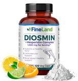 FineLand Diosmin & Hespéridine: bouteille claire, soutien potentiel à la circulation.