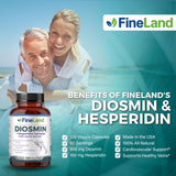 FineLand Diosmin & Hespéridine: étiquette lisible démontrant pureté et qualité.