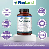 FineLand Diosmin & Hespéridine: ingrédients naturels mis en avant dans la formule.