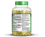 Capsules Finest Nutrition demi-taille huile-poisson 1200 mg, faciles à avaler pour un apport quotidien.