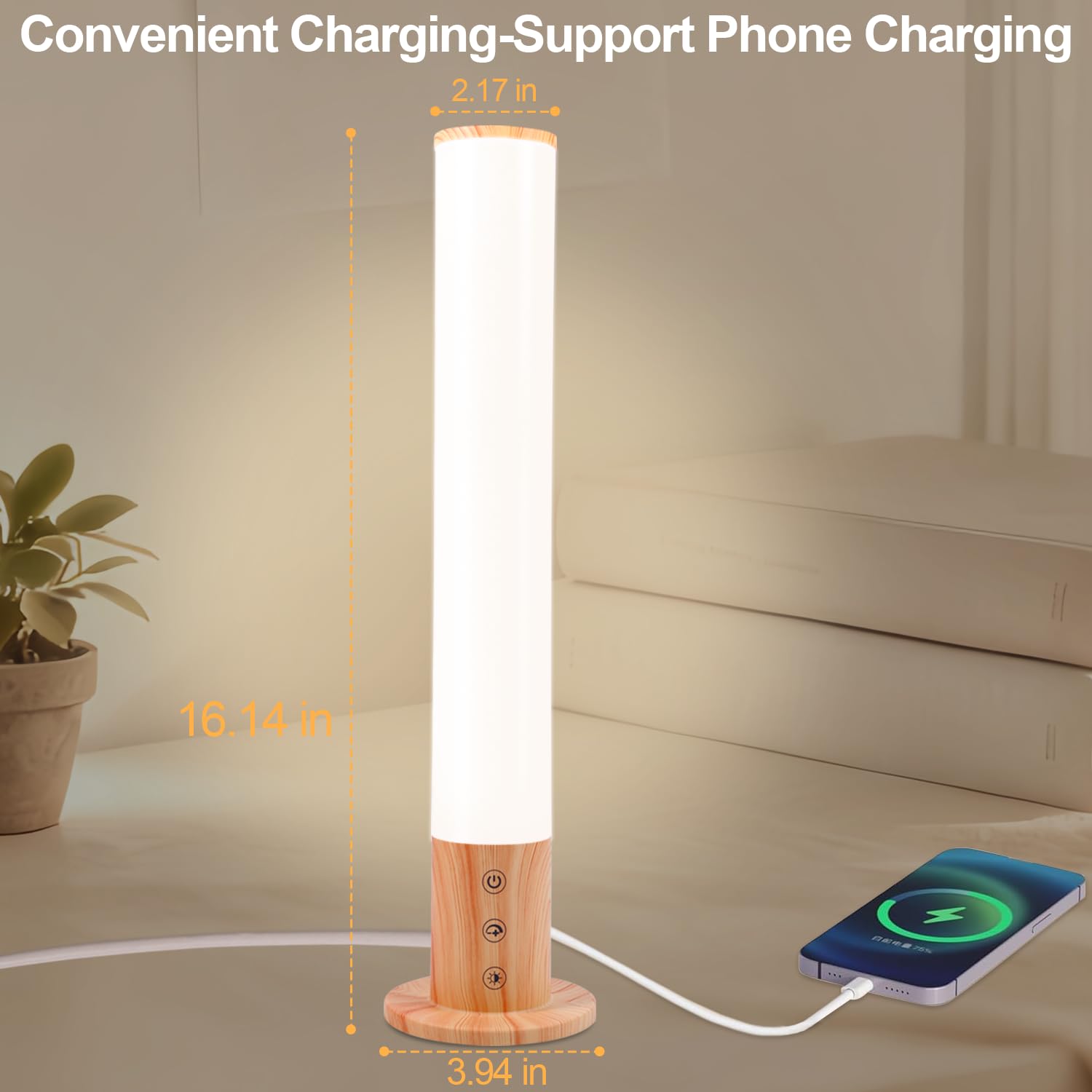 Finezeal lampe GlowPillar au design élégant et illumination omnidirectionnelle