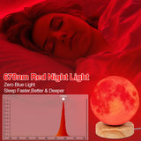 Finezeal lampe 670nm rouge, lumière ciblée sans lumière bleue