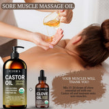 Aromathérapie Fiora Naturals avec diffuseur et huile clou de girofle.