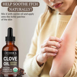 Mélange DIY Fiora Naturals huile clou de girofle pour créations maison.