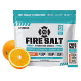 Fire Science Fire Salt Hydration Sticks, sachet saveur orange — hydratation rapide en déplacement