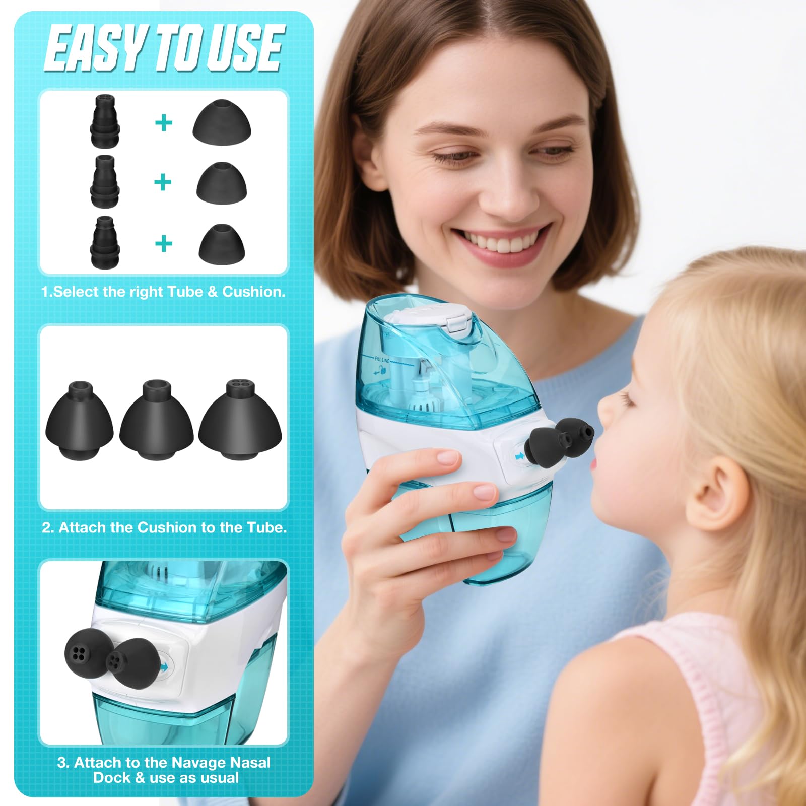 FireAnt coussin nasal standard pour utilisation quotidienne et équilibre.