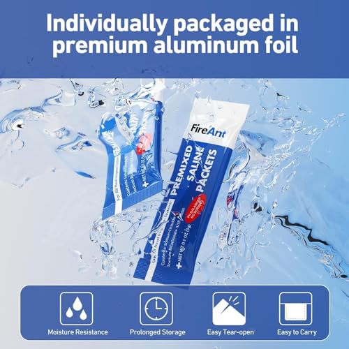 FireAnt saline pureté élevée, formulation sûre pour rinçage nasal.