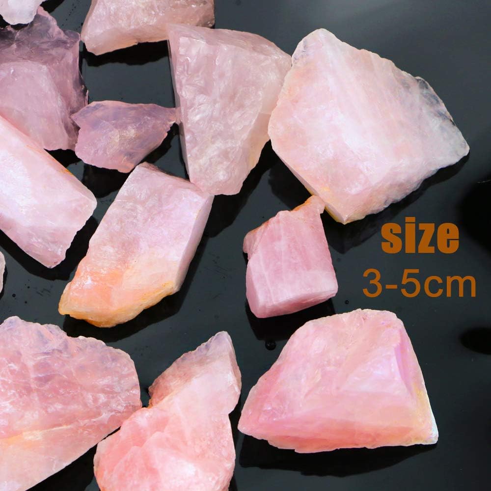 FIREBOOMOON quartz rose cabochon, parfait pour créations artisanales et bijoux.