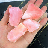 FIREBOOMOON quartz rose poli, brillance révélée pour objets décoratifs.