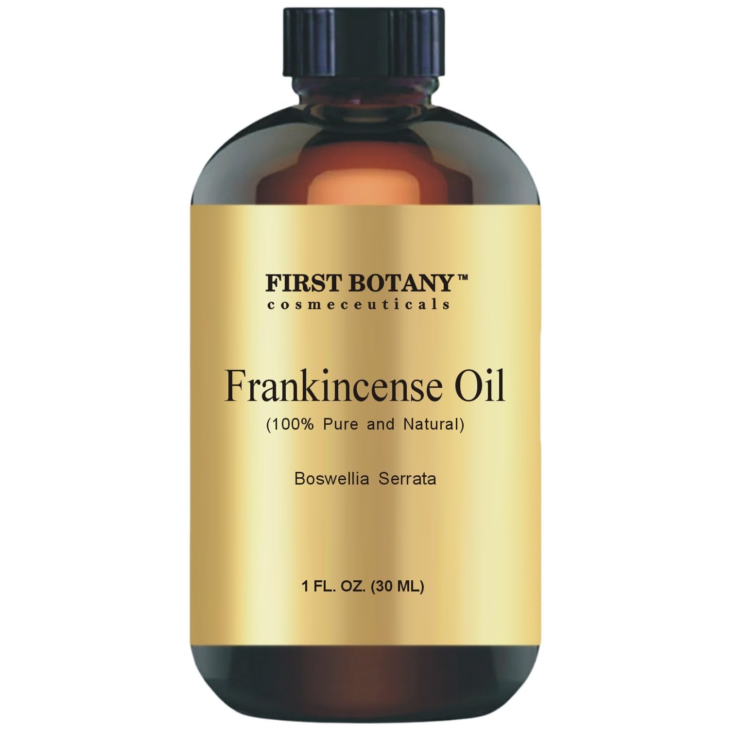 Huile essentielle d'encens First Botany pour aromathérapie et massage.