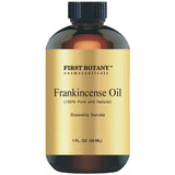 Huile essentielle d'encens First Botany pour aromathérapie et massage.