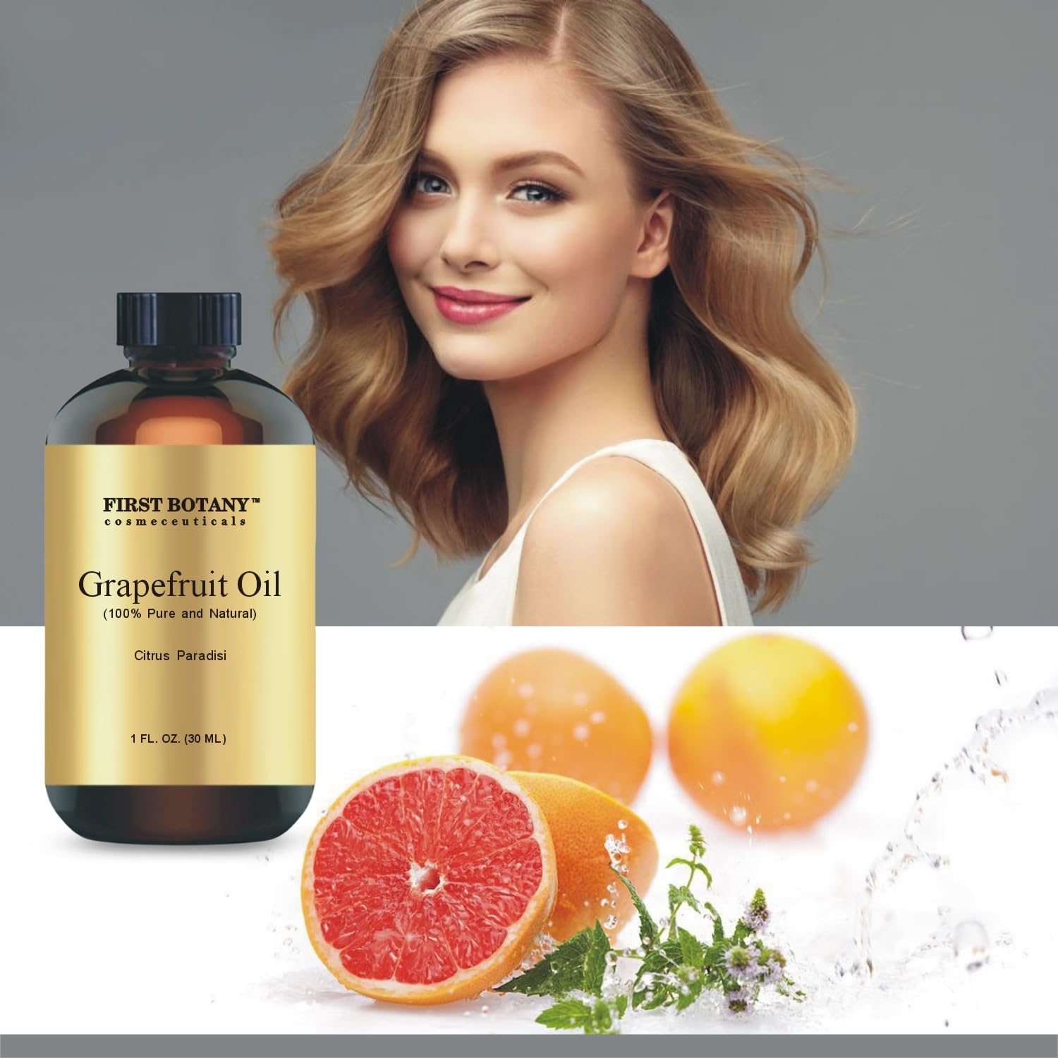 First Botany huile essentielle pamplemousse - usage ménager et parfum frais.
