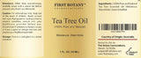 First Botany huile Tea Tree, usage ongles pour application locale