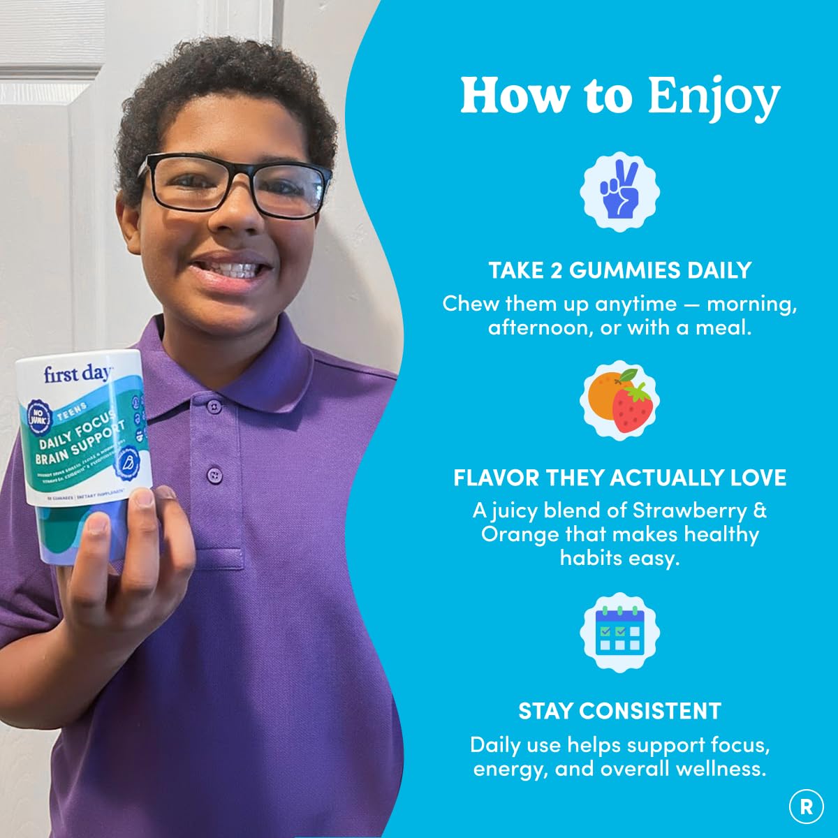 FIRST DAY gommes sans allergènes adaptées aux régimes