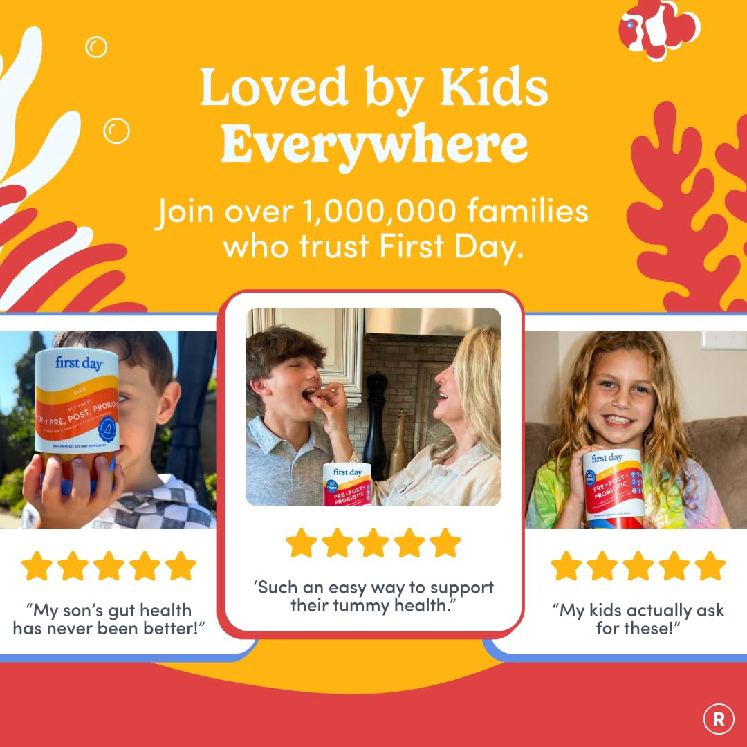 Gommes FIRST DAY – dégustation appréciée par les enfants, sans compromis sanitaire.