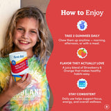 Gommes FIRST DAY – soutien oral et immunitaire possible grâce à Bacillus coagulans.
