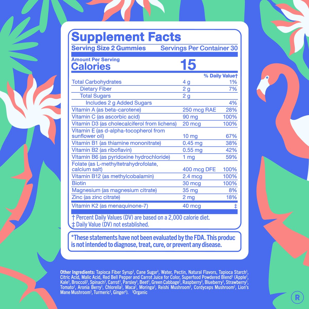 FIRST DAY Multivitamin : carotte et persil pour vitalité durable