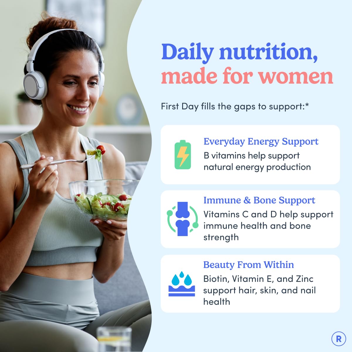 FIRST DAY Multivitamin : épinard et kale pour immunité naturelle