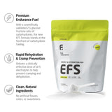 Doseur EFS Hydration dévoilant 30 portions faciles à emporter lors des entraînements
