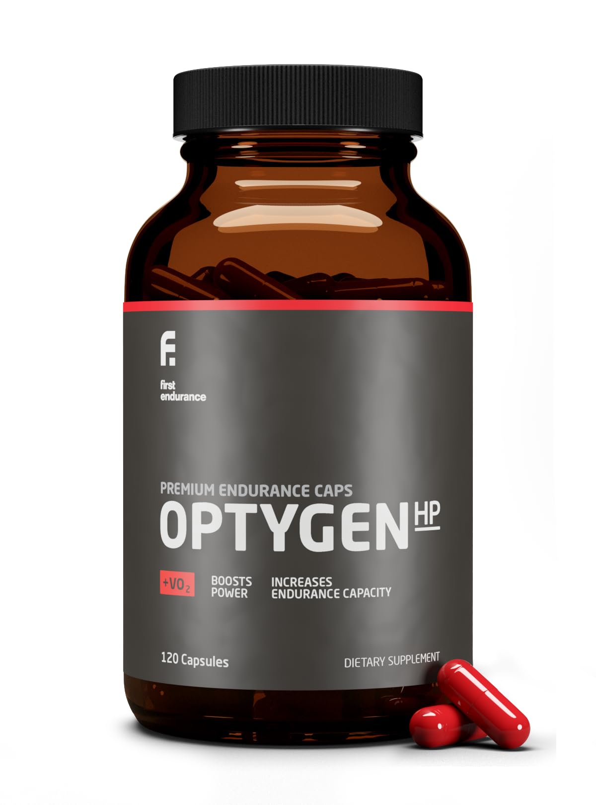 FIRST ENDURANCE OptygenHP bouteille sur table prête pour l'entraînement