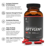 FIRST ENDURANCE OptygenHP capsules posées démontrant l'endurance potentielle
