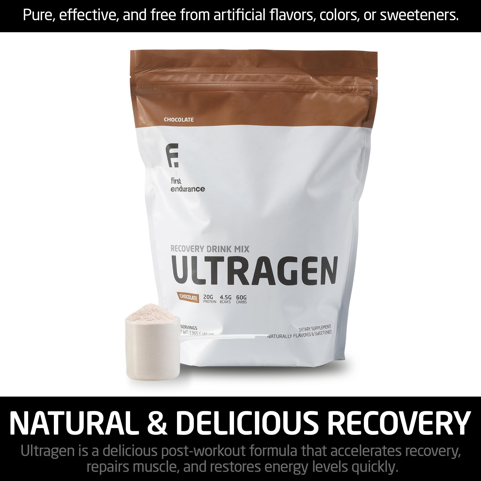 Emballage Ultragen FIRST ENDURANCE chocolat, 15 portions