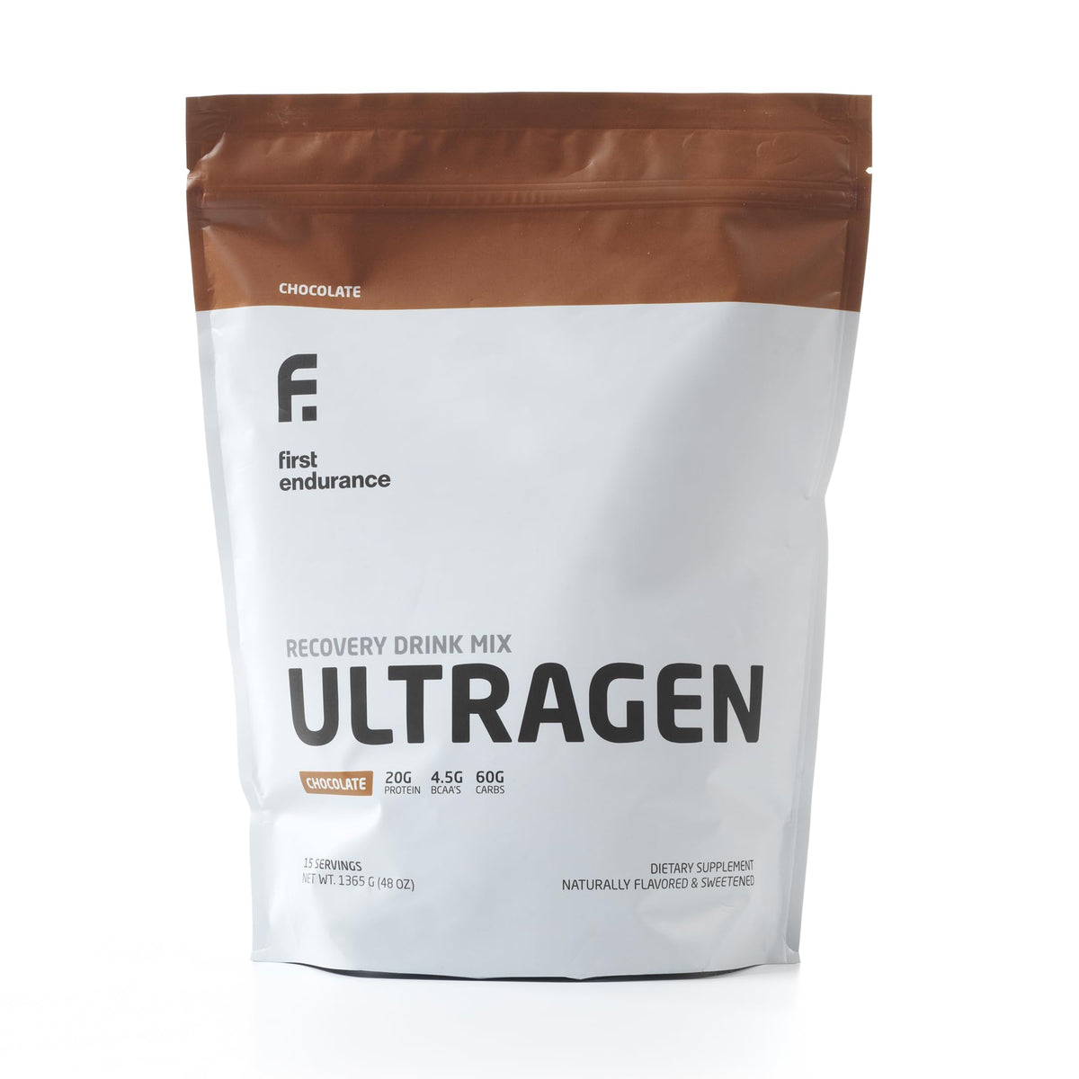 Ultragen FIRST ENDURANCE, poudre récupération chocolat, idéal après effort intense