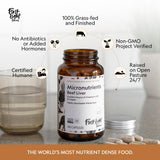 Zoom sur les vitamines foie – nutriments essentiels contenus dans les capsules.