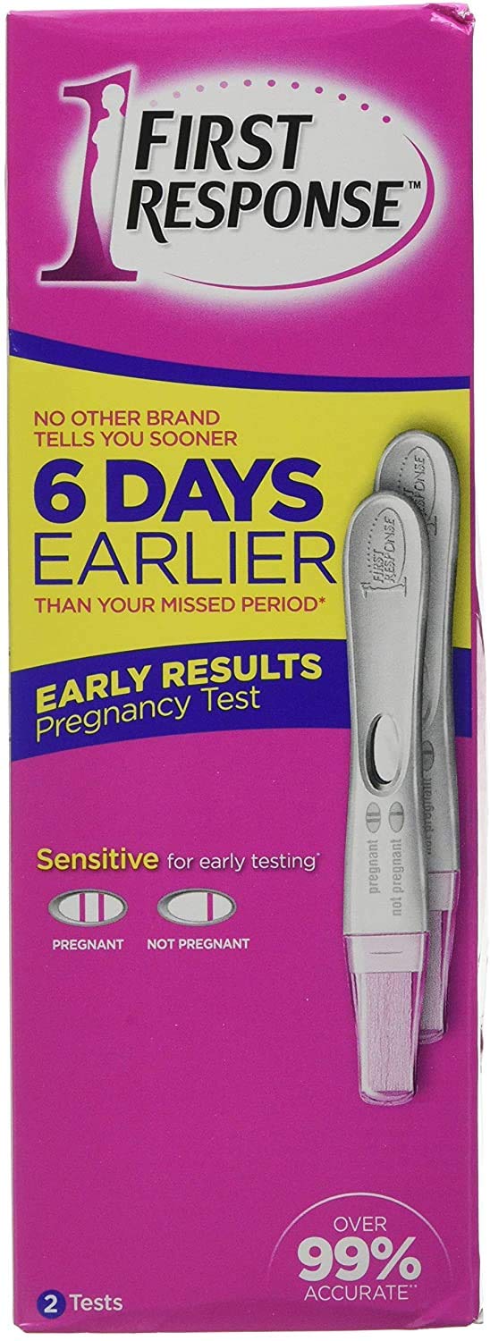 FIRST RESPONSE – test de grossesse, ligne de résultat rapide et fiable