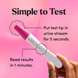 First Response détecte l hormone dans l urine : précision pratique