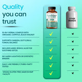FIRSTORGANIC Candida Cleanse - formule végan et sans OGM pour votre bien-être.
