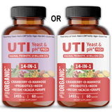 FIRSTORGANIC UTI Yeast & pH Pro+ — Certifications et tests tiers garantissant la qualité.