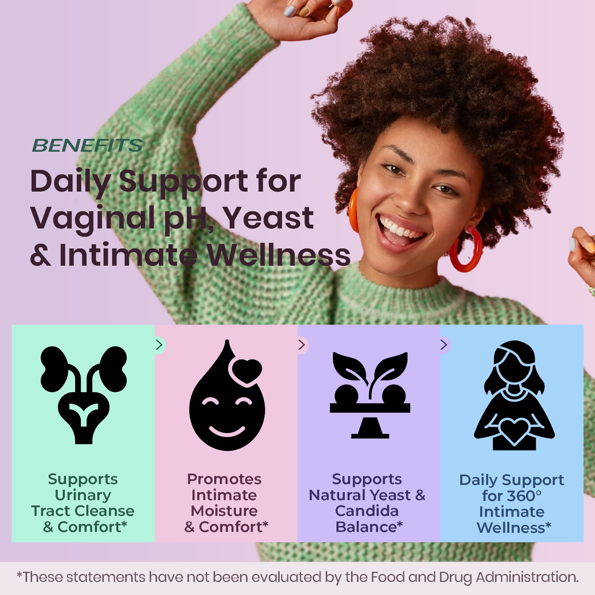 FIRSTORGANIC UTI Yeast & pH Pro+ — Gélules faciles à ajouter à votre routine.