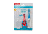 Fisher-Price brosse-doigts silicone : douceur et nettoyage.