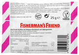 Détails d'emballage Fisherman's Friend Framboise sans sucre utiles au choix quotidien.