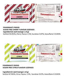 Pastilles cerise et citron Fishermans-friend – goût fruité et douceur sans sucre.