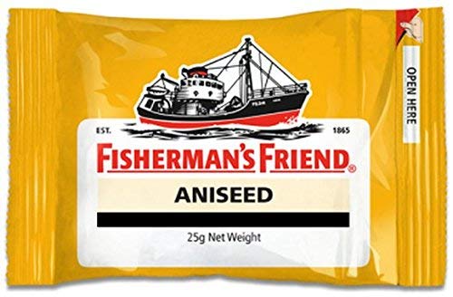 Fishermans Friend lozenges anis, format portable pour gorge apaisée en déplacement