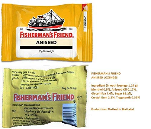 Fishermans Friend lozenges anis 25 g, format portable pratique