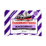 Pastilles Fisherman's Friend cassis et édulcorants, pack de 12, rafraîchissement portable