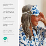 Masque Fishers Finery intérieur en soie avec rembourrage léger