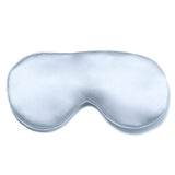 Masque Fishers Finery en soie bleue, face extérieure, douceur luxueuse sur la peau.