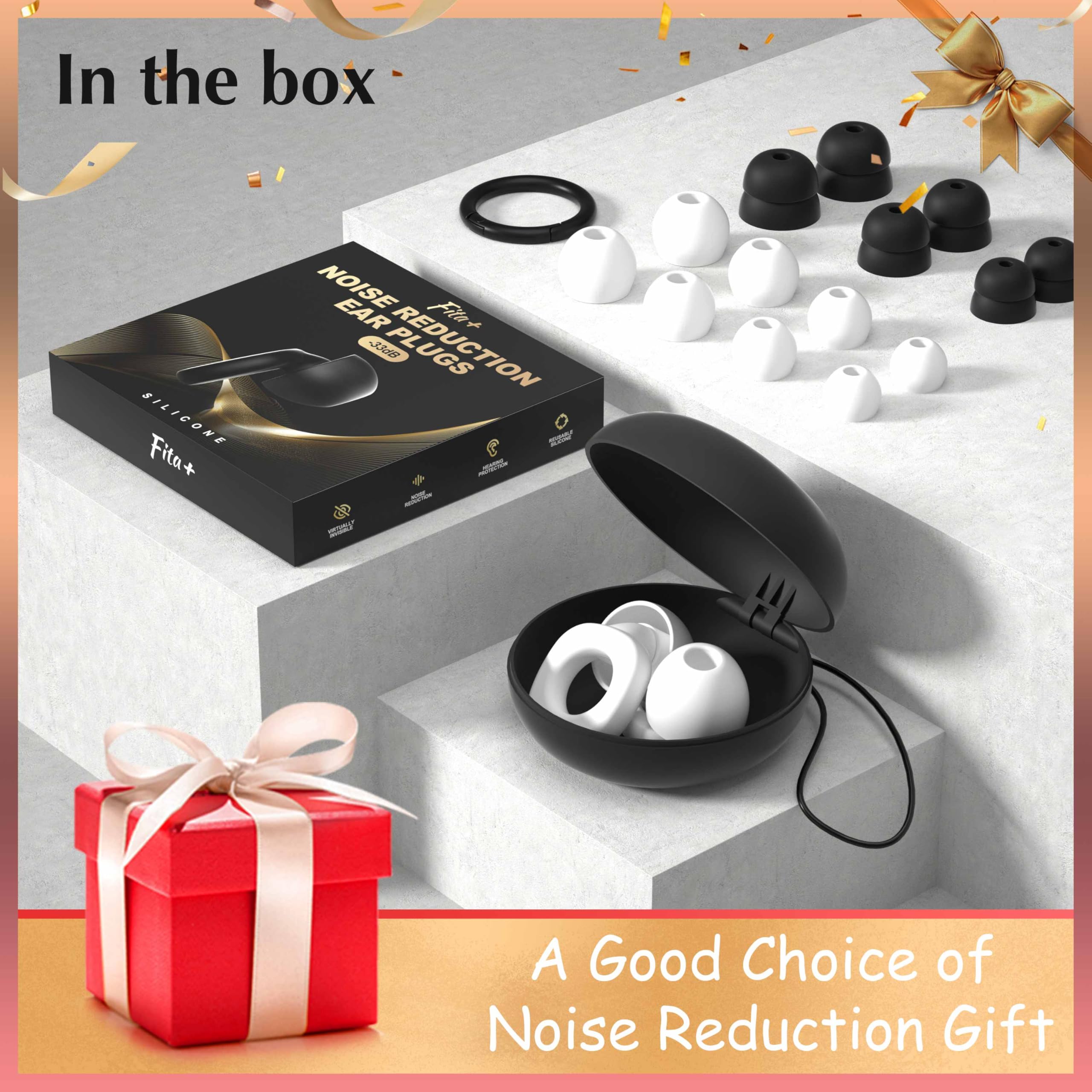 Bouchons d'oreilles Fita confortables et pratiques au quotidien.